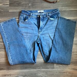 abercrombie’s jeans 90s straight ultra high rise